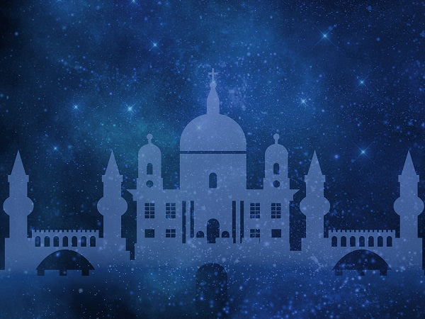 Kate Arabian Castle Starry Sky Backdrop for Children Photography Designed By Jerry_Sina -UK