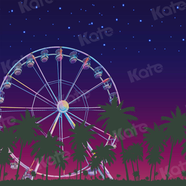 Kate Ferris Wheel Backdrop Summer Night Designed By JS Photography -UK