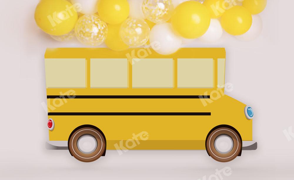 Kate School Bus Backdrop Designed By JS Photography -UK