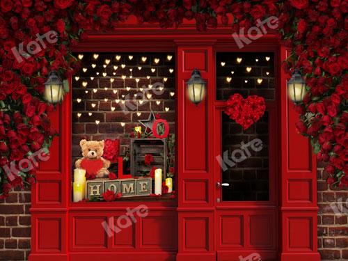 Kate Valentine's Day Rose Shop Backdrop Designed By JS Photography -UK