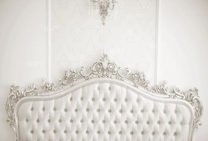 Kate White Boudoir Headboard Bedroom Backdrop Designed By JS Photography -UK