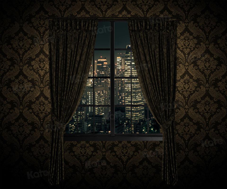 Kate Window Vintage City Sence Backdrop Designed by JS Photography -UK