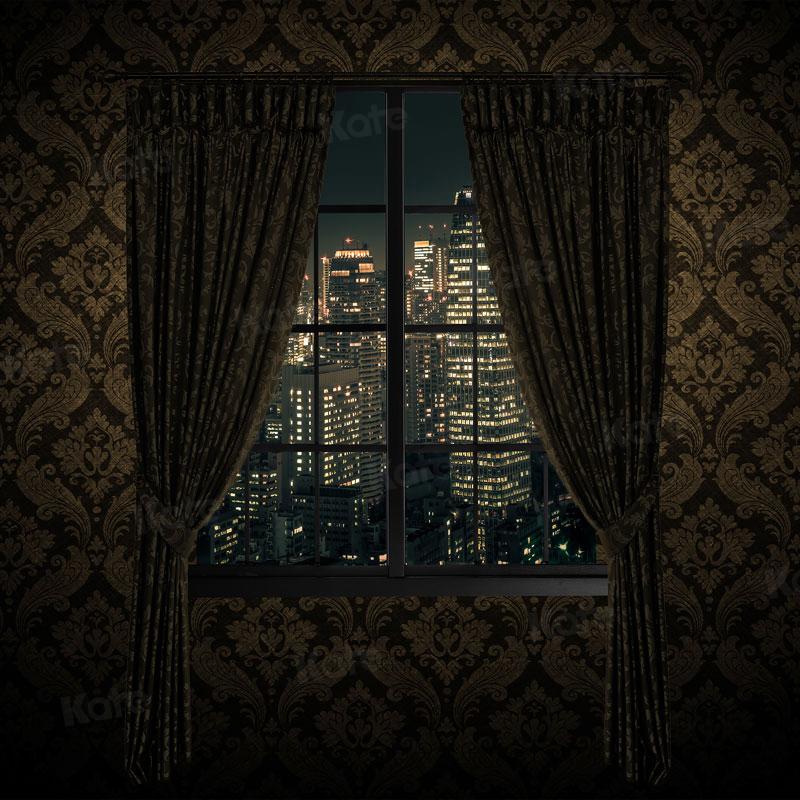 Kate Window Vintage City Sence Backdrop Designed by JS Photography -UK