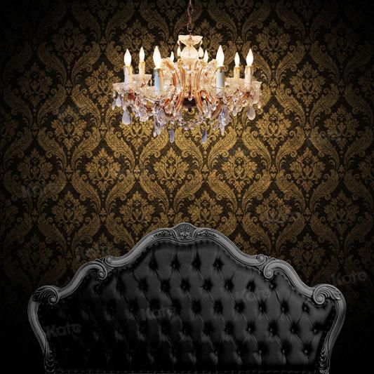 Kate Vintage Boudoir Black Headboard Backdrop Designed by JS Photography -UK