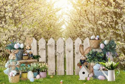 Kate Easter/spring Garden Cherry Blossom Backdrop Designed By JS Photography -UK