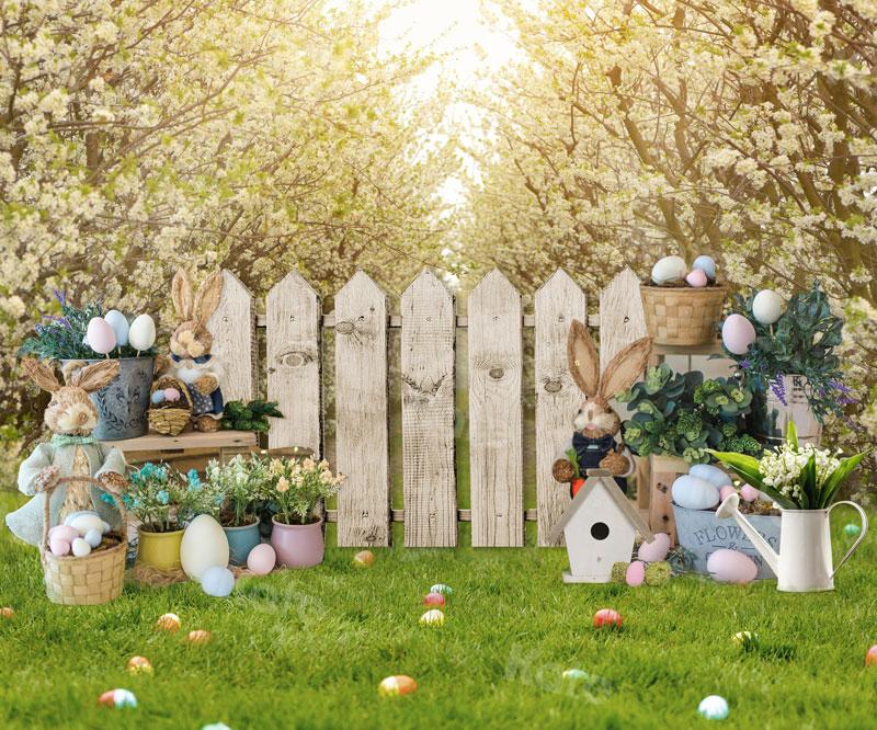 Kate Easter/spring Garden Cherry Blossom Backdrop Designed By JS Photography -UK