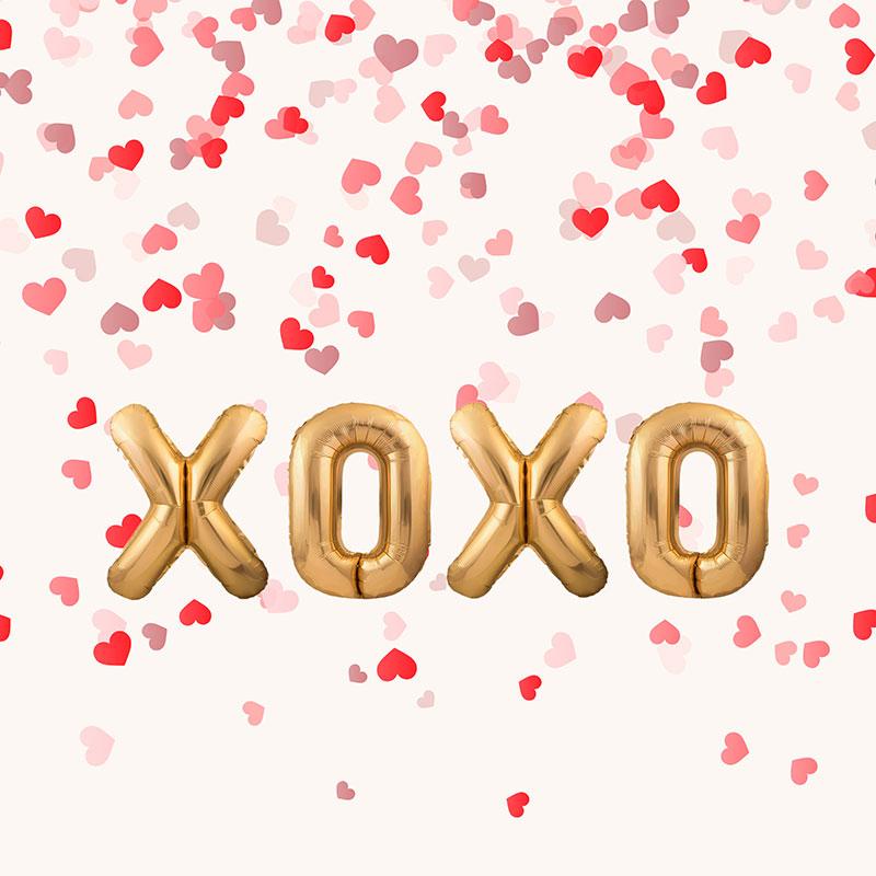 Kate Valentine's Day XOXO Backdrop for Photography -UK