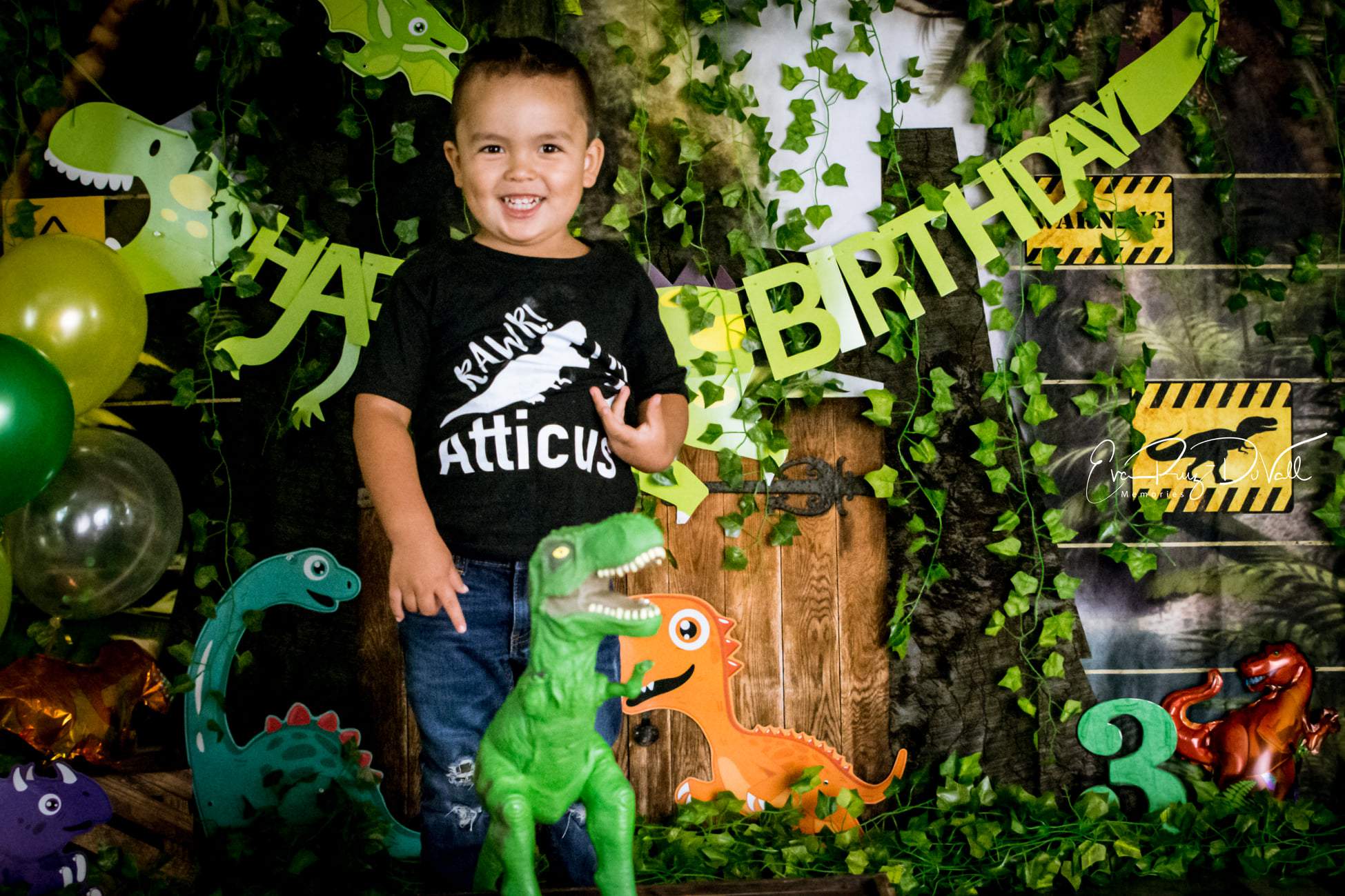 Kate Rainforest Dinosaur Backdrop for Photography Designed by JFCC -UK