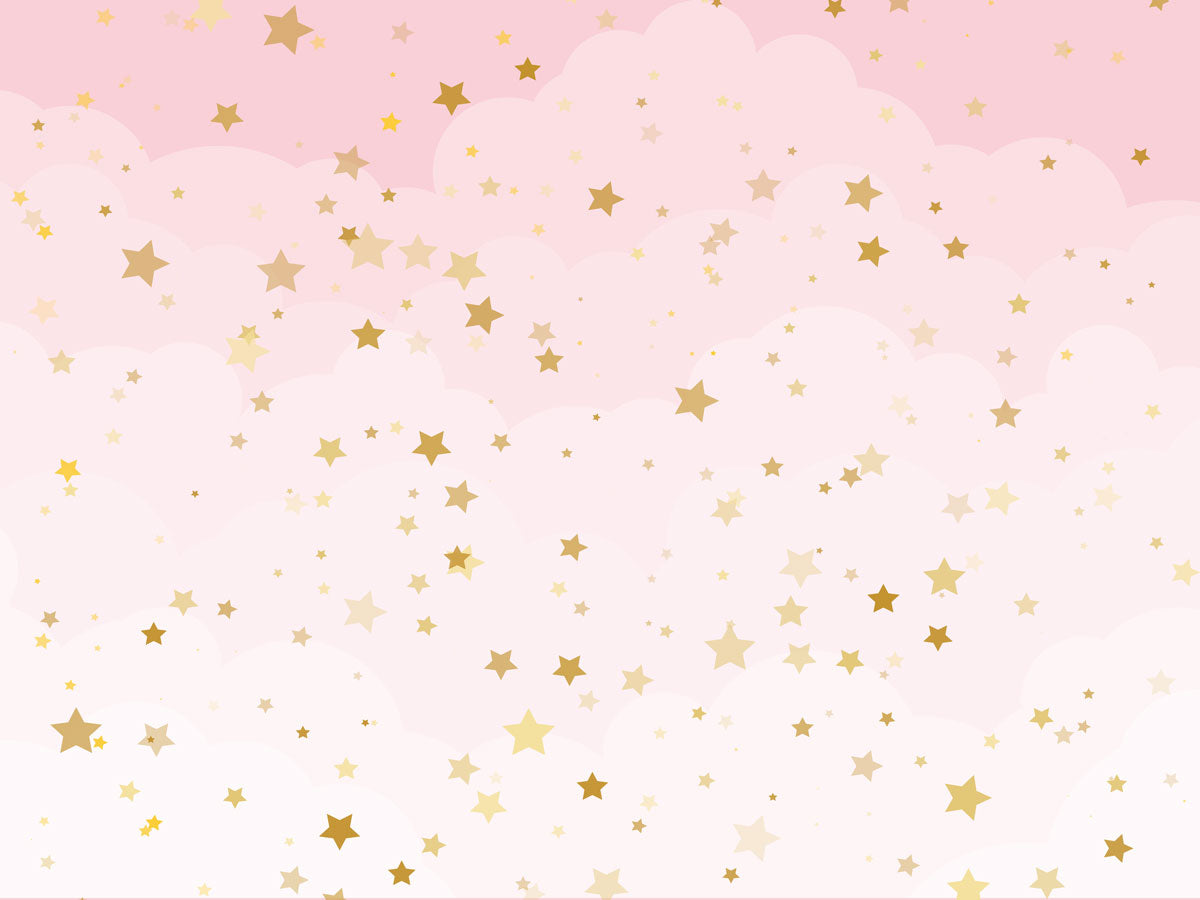 Kate Pink Dream Stars Children Backdrop Designed by JFCC -UK