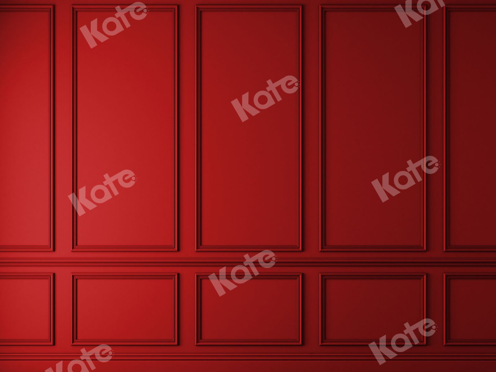 Kate Red Vintage Wall Backdrop for Photography -UK