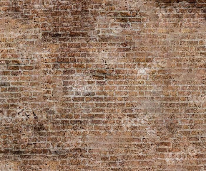 Kate Earthy Yellow Brick Wall Backdrop for Photography -UK
