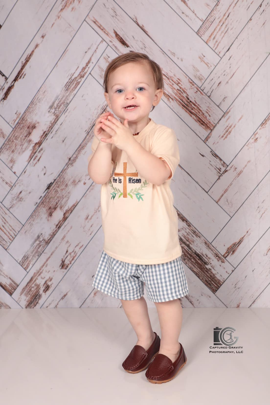 Kate Retro White Waves Wood Backdrop for Photography -UK