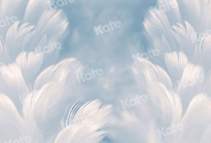Kate Fine Art White Feather Dream Backdrop for Photography -UK