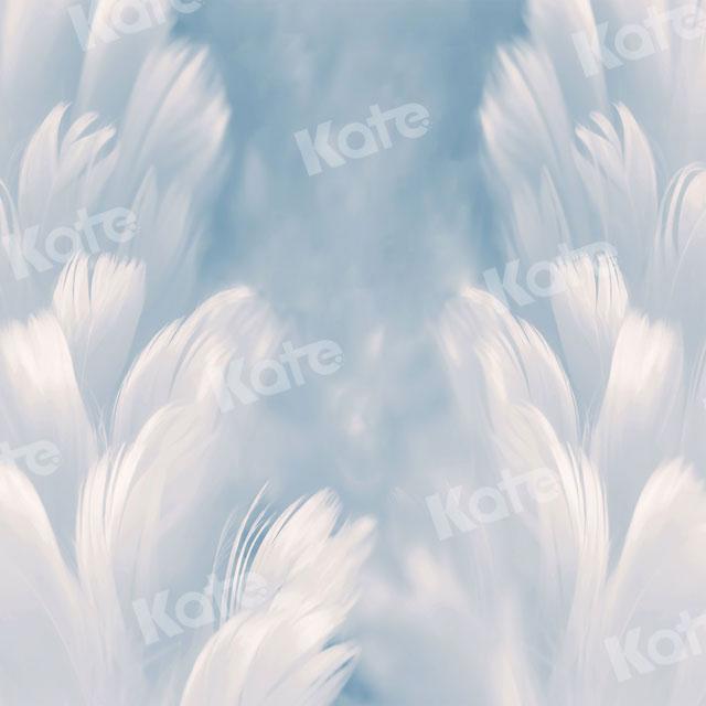 Kate Fine Art White Feather Dream Backdrop for Photography -UK