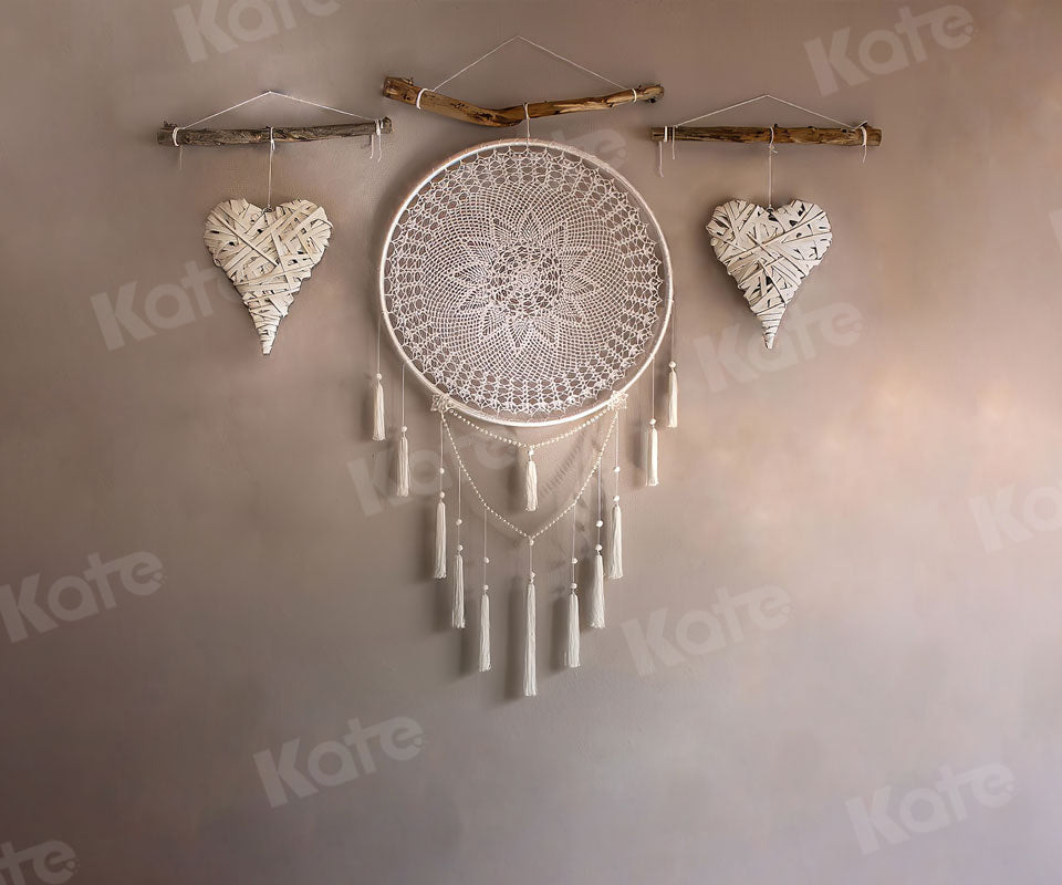 Kate Boho Beige Spring Mother's Day Backdrops for Photography -UK