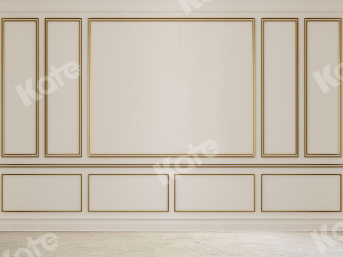 Kate Retro Wall Gold Edge Backdrop for Photography -UK