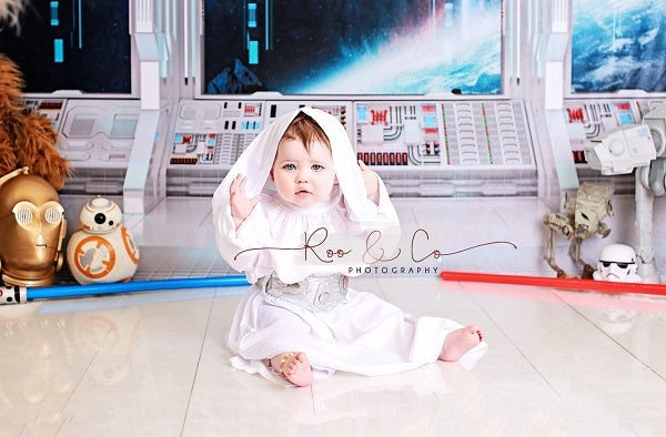 Kate Outer Space Pod Universe Backdrop for Children Photography -UK