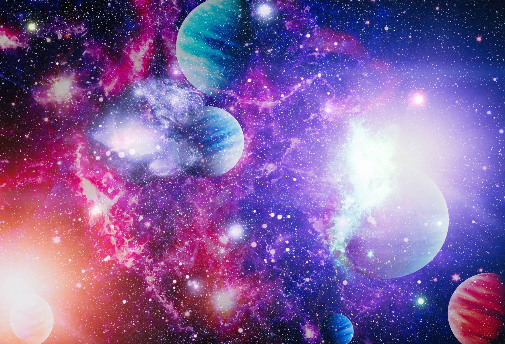 Kate Purple and Red Galaxy Universe filled with Star Backdrop for Photography -UK