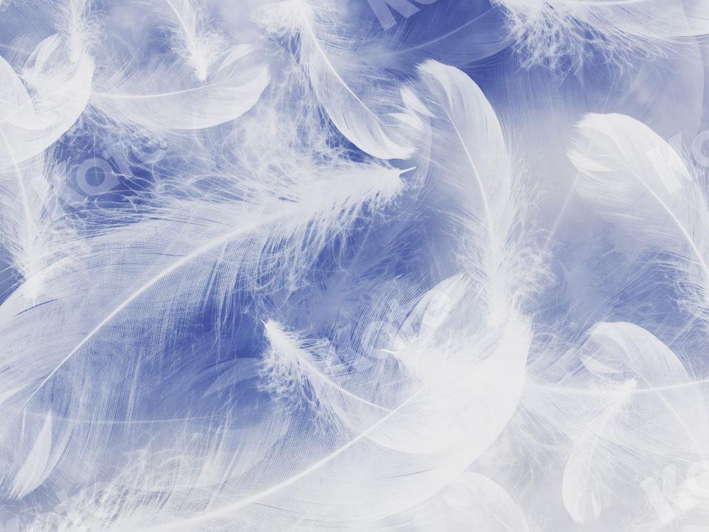Kate White Feather Backdrop for Photography -UK