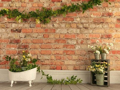 Kate Spring Brick Wall Baby shower Backdrop Designed by Jia Chan Photography -UK