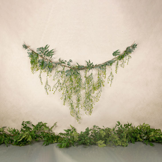 Kate Spring Green Leave Backdrop Designed by Jia Chan Photography -UK