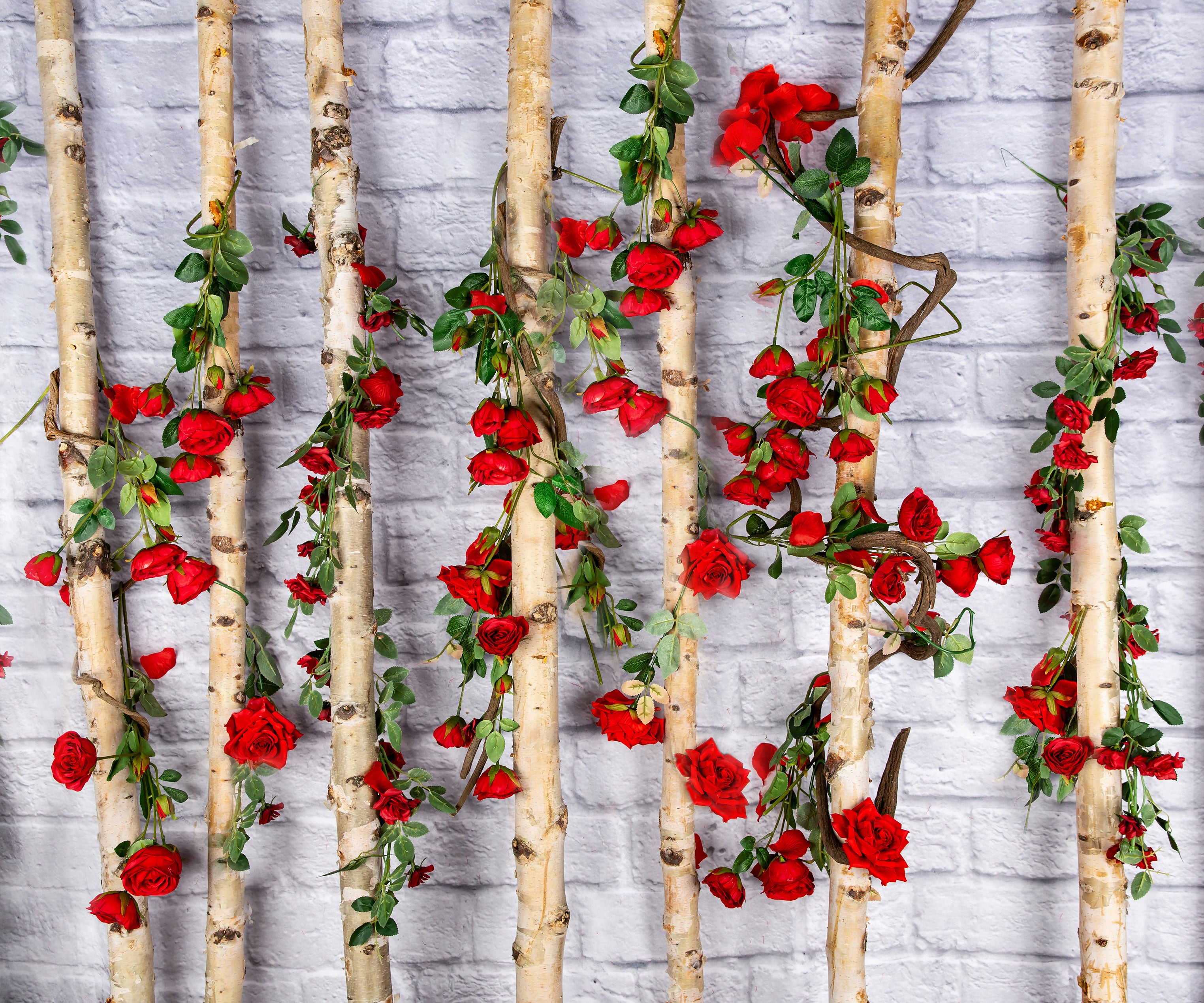Kate Valentines Wooden Stick with Roses Backdrop Designed by Jia Chan Photography -UK