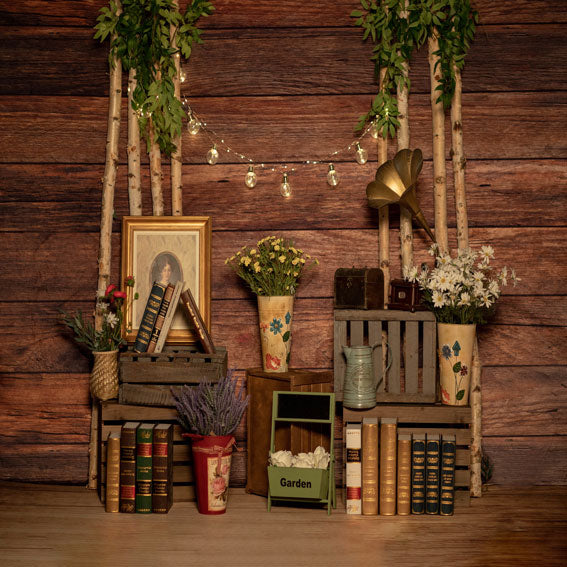 Kate Valentine's Day/Mother's Day Light Wooden Photograph Backdrop Designed by Jia Chan -UK