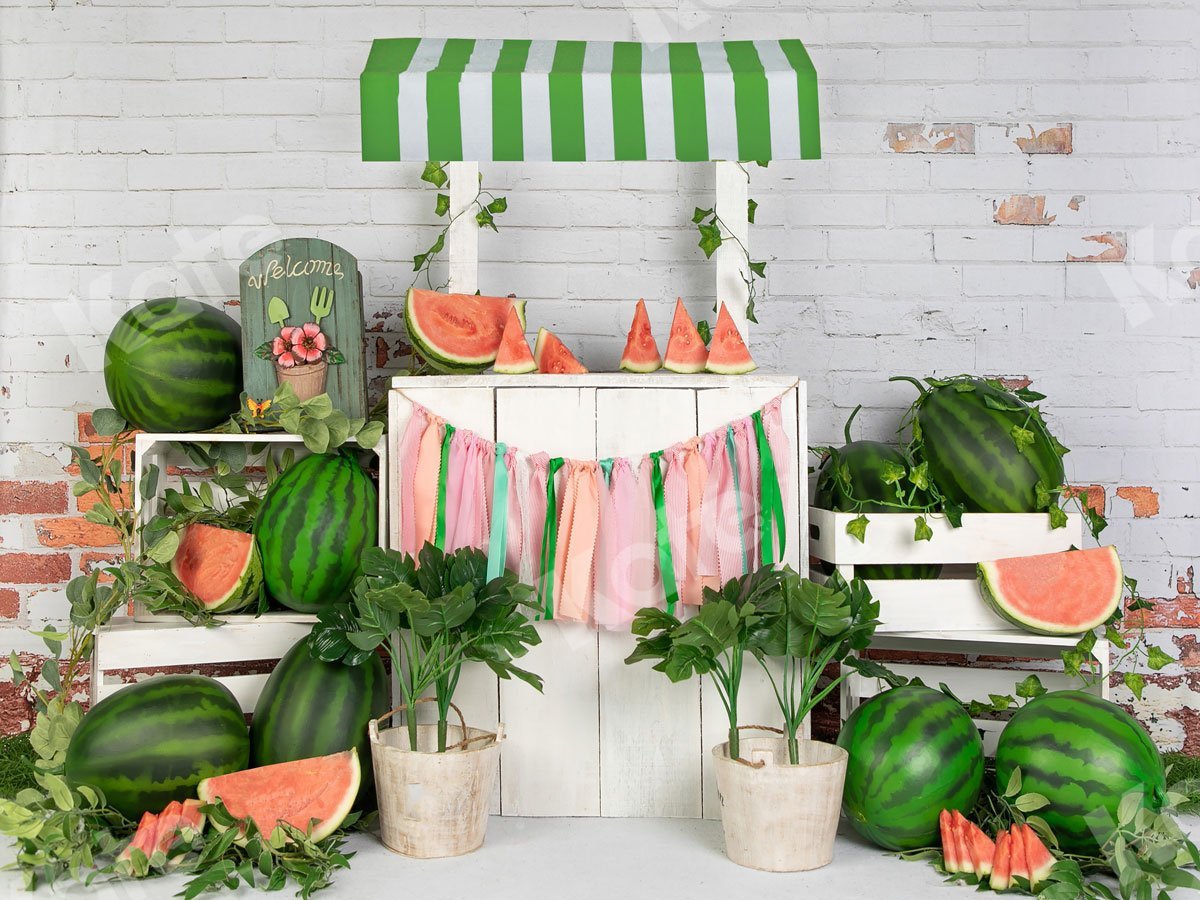 Kate Summer Watermelon Shop Backdrop Designed by Jia Chan Photography -UK
