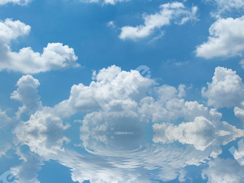 Kate Backdrop Blue Sky & White Clouds Designed by Emetselch -UK