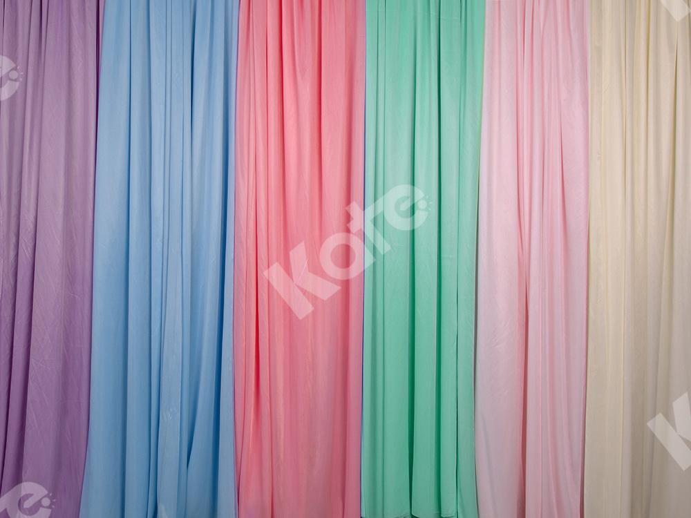 Kate Rainbow Curtains Backdrop Designed by Emetselch -UK