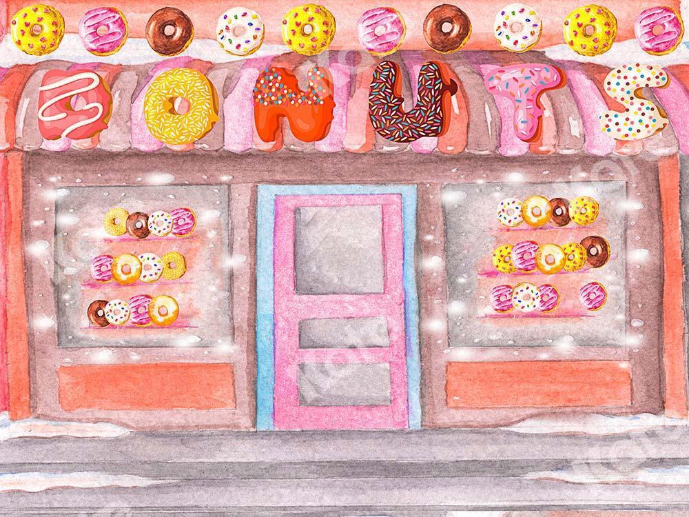Kate Donuts Shop Birthday Designed by GQ -UK