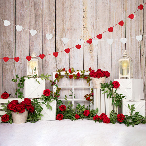 Kate Valentine's Day Roses Backdrop Designed by Emetselch -UK