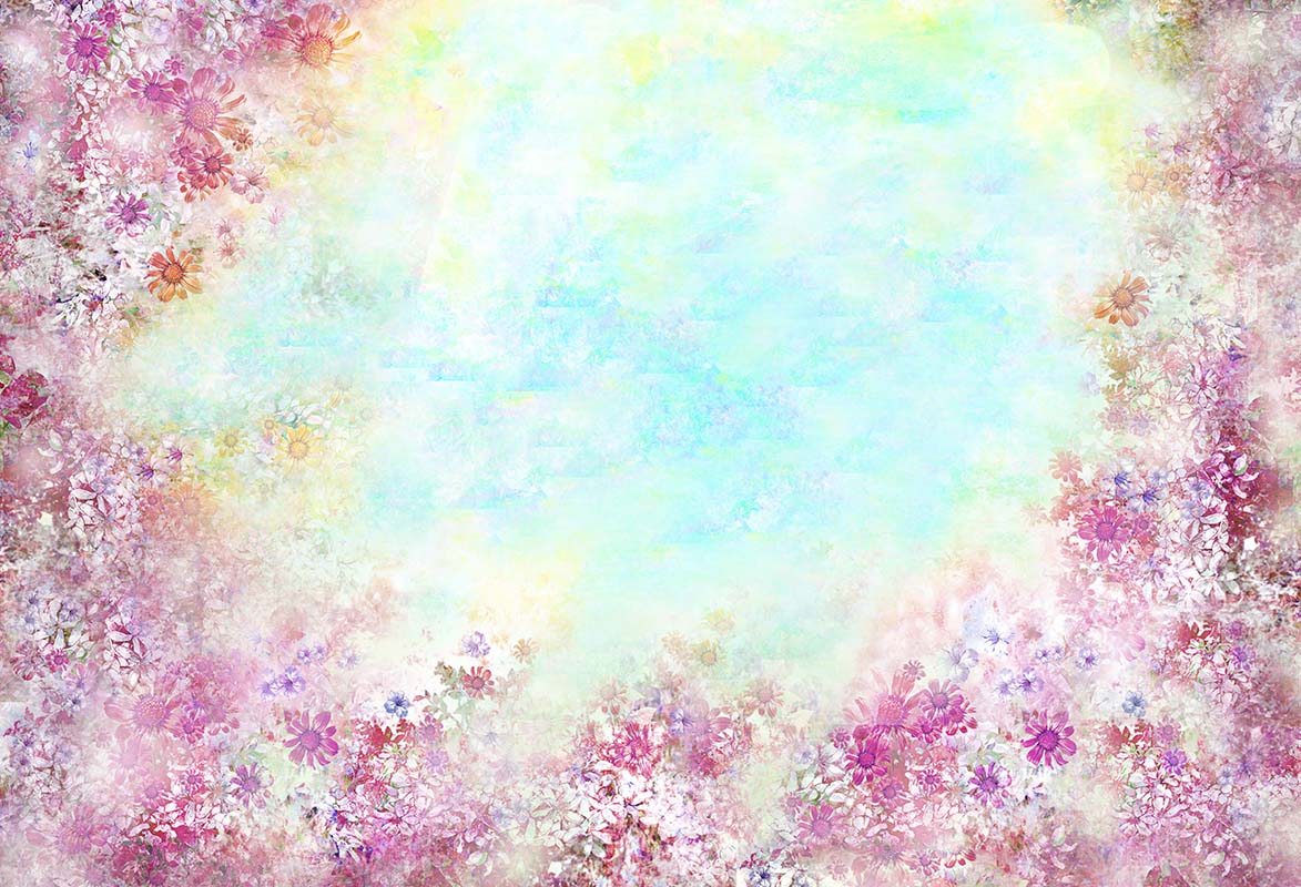 Kate Fine Art Floral Purpul Backdrop Designed by GQ -UK