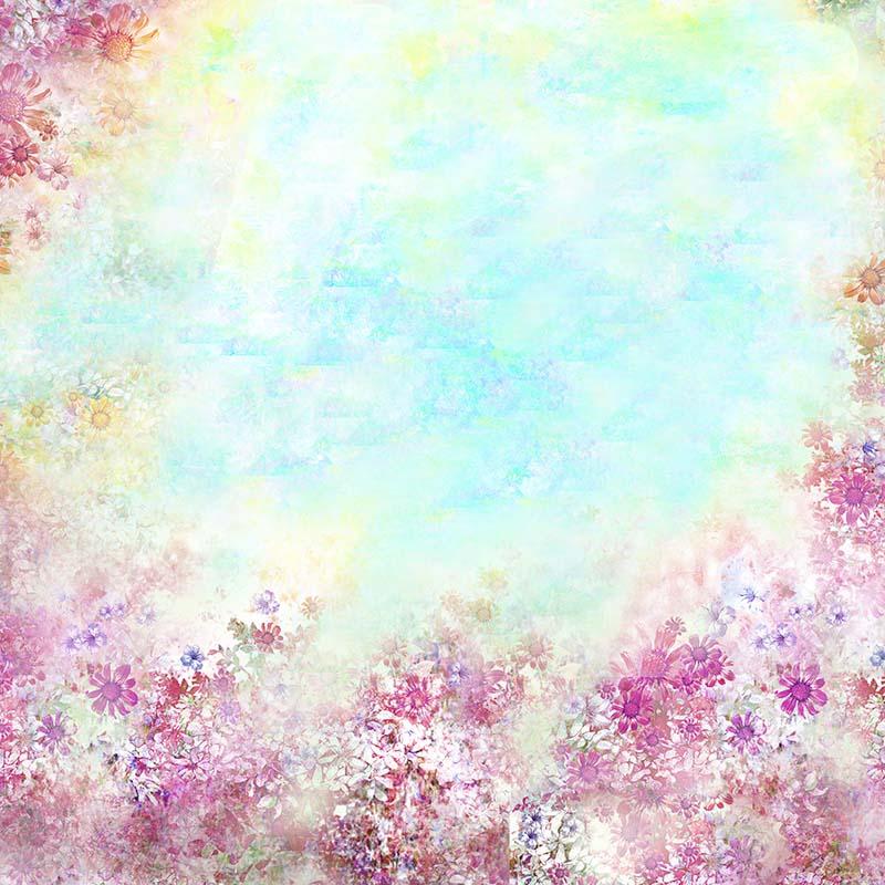 Kate Fine Art Floral Purpul Backdrop Designed by GQ -UK