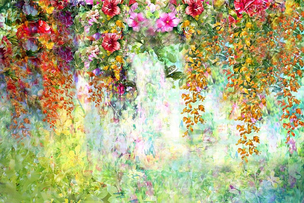 Kate Fine Art Florals Spring Backdrop Designed by Chain Photography -UK
