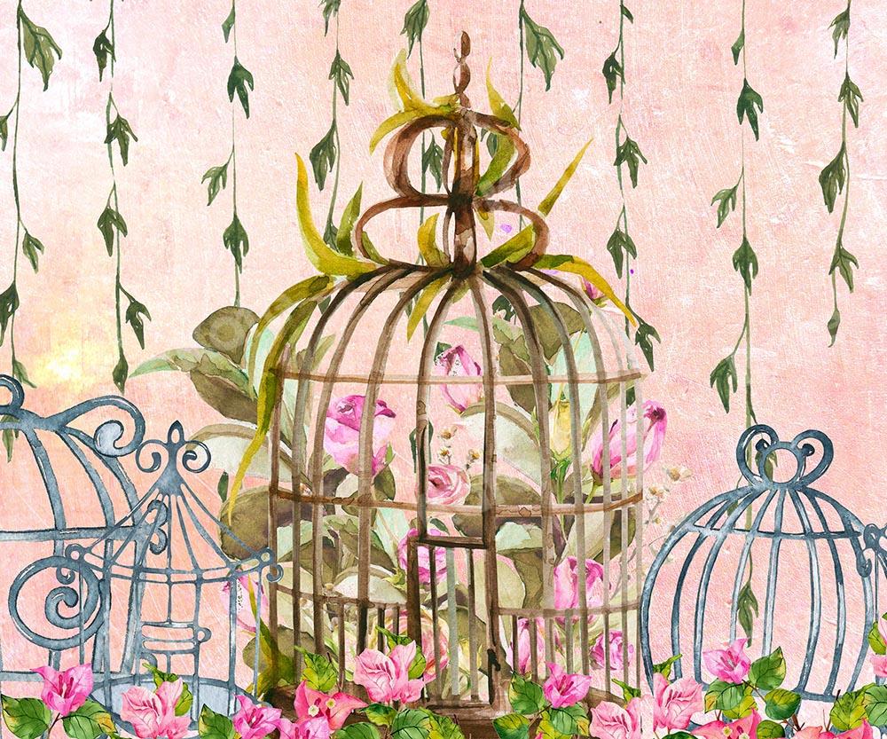Kate Fine Art Spring Rose Backdrop Designed by Chain Photography -UK