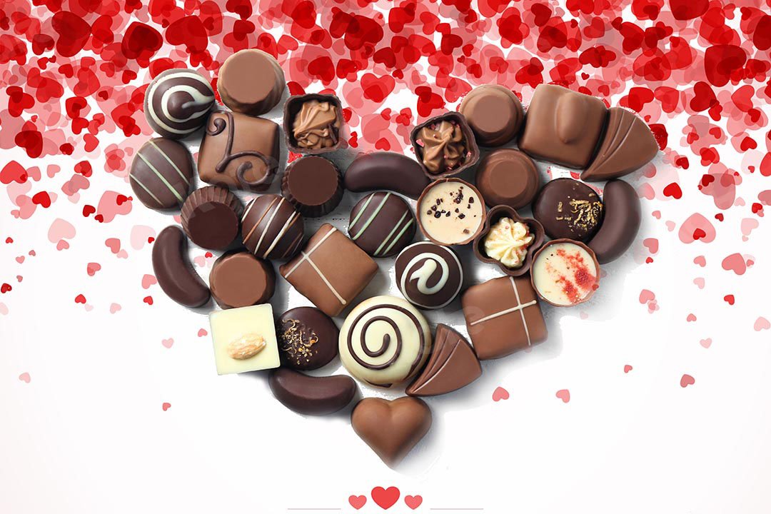 Kate Valentine's Day Heart Chocolate Backdrop Designed by Chain Photography -UK