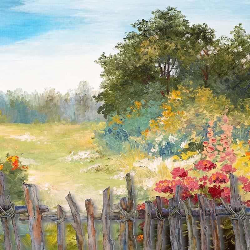 Kate Fine Art Fence Country Scene Backdrop Designed by GQ -UK