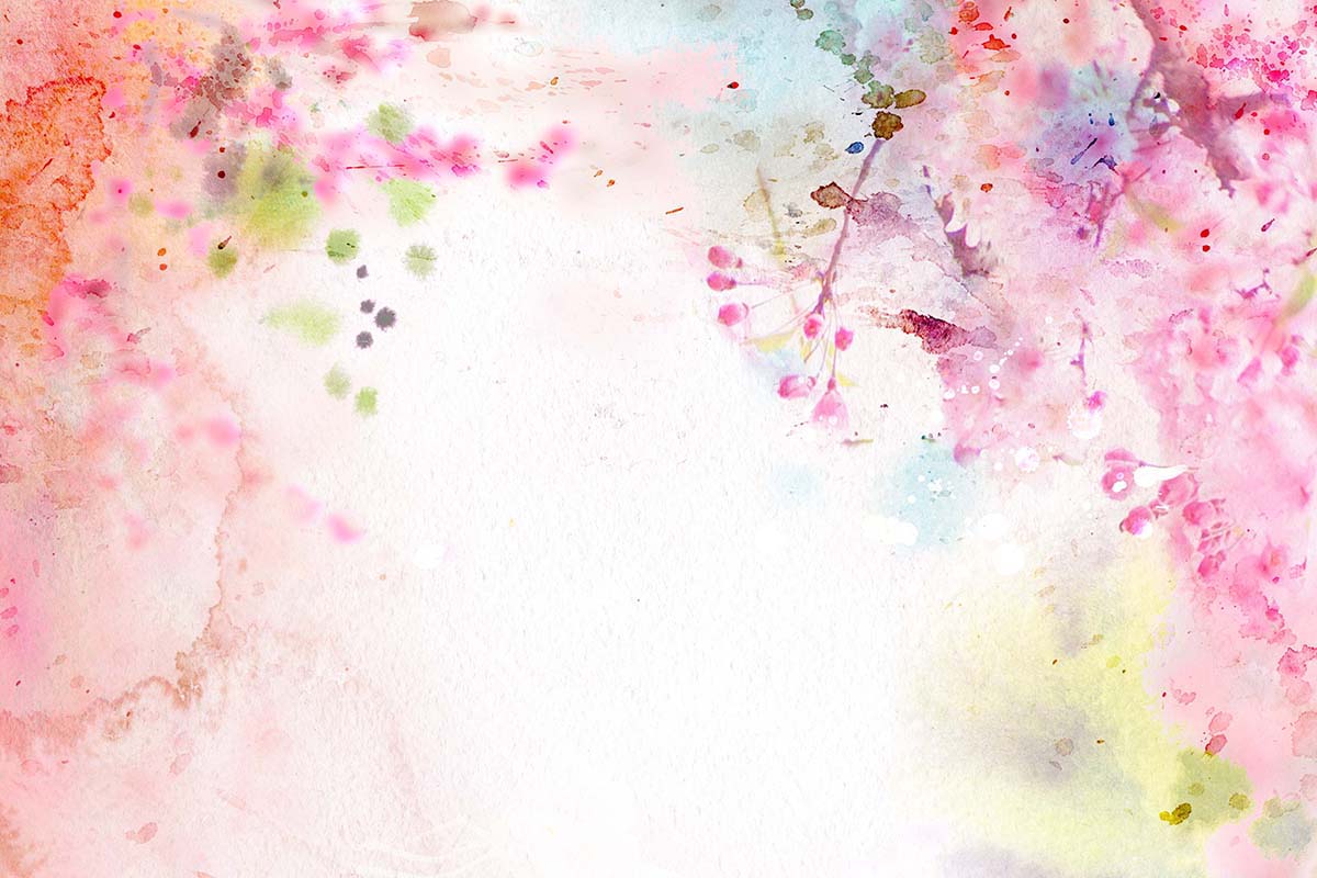 Kate Spring Fine Art Pink Florals Backdrop Designed by Chain Photography -UK