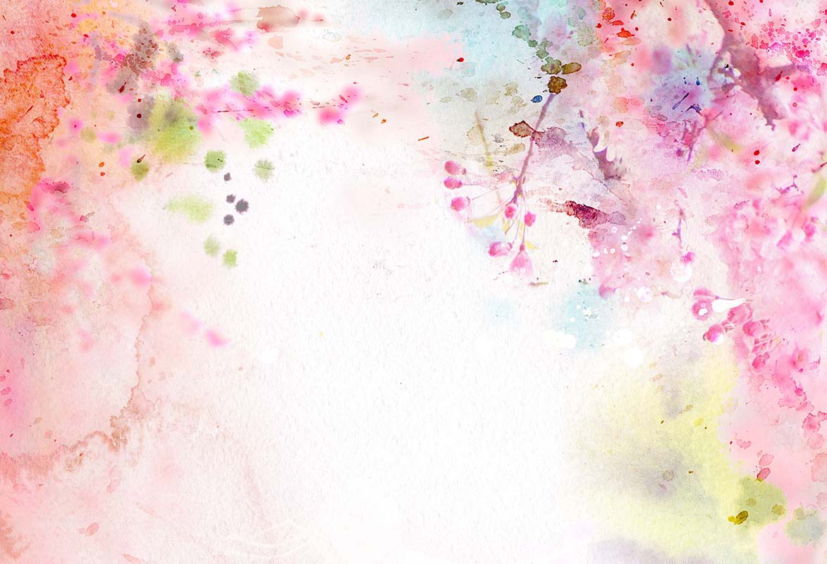 Kate Spring Fine Art Pink Florals Backdrop Designed by Chain Photography -UK