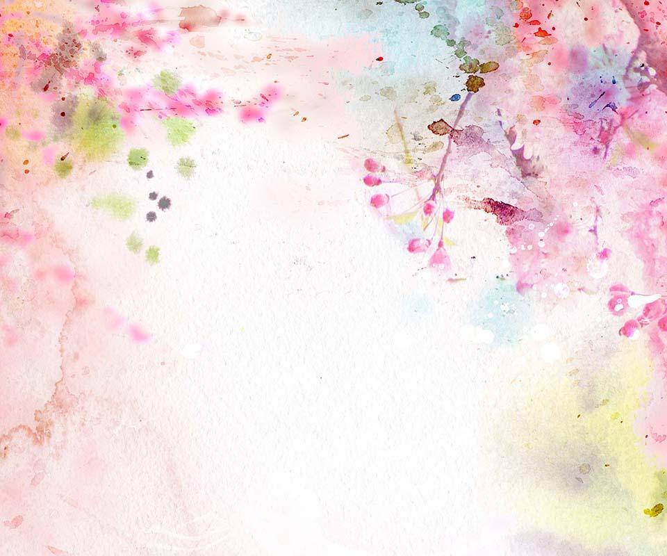 Kate Spring Fine Art Pink Florals Backdrop Designed by Chain Photography -UK