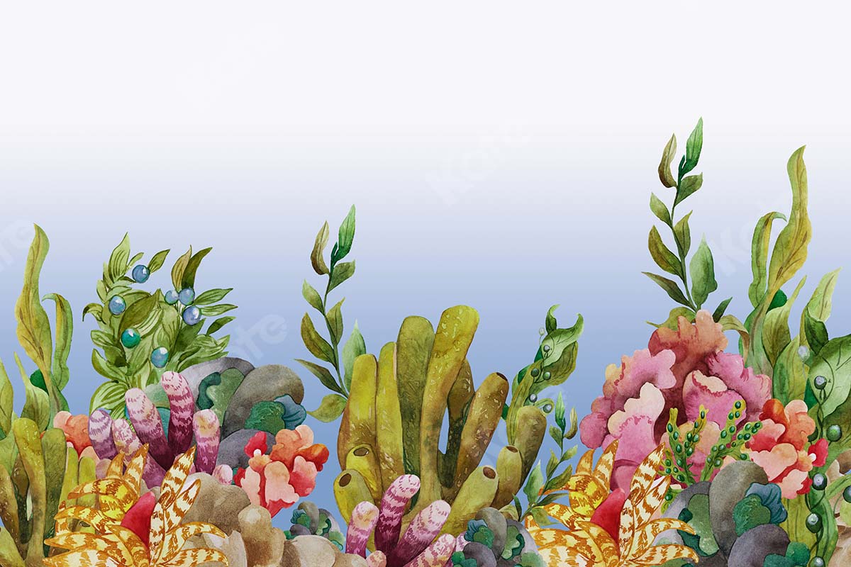 Kate Summer Under the Sea Corals Fishman Backdrop Designed by GQ -UK