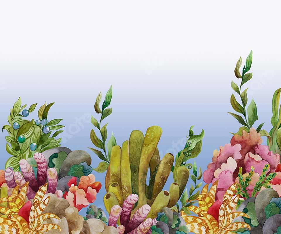 Kate Summer Under the Sea Corals Fishman Backdrop Designed by GQ -UK
