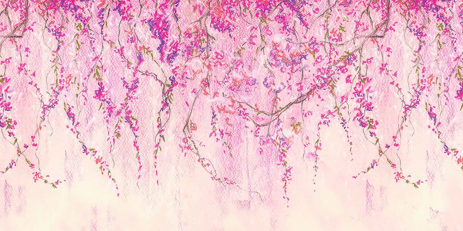 Kate Spring Pink Flowers Fine Art Violets Backdrop Designed by Chain Photography -UK
