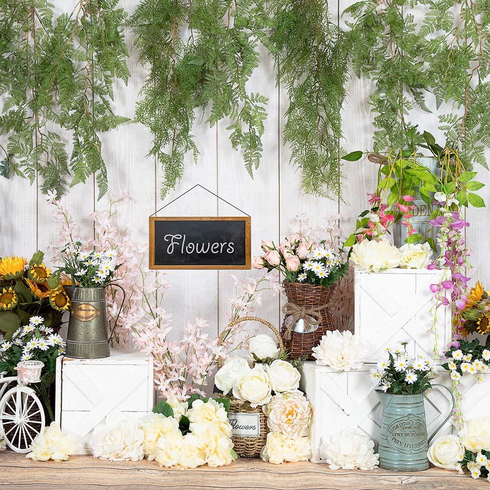 Kate Spring/mother's Day Flowers Shop Vine Backdrop Designed by Emetselch -UK