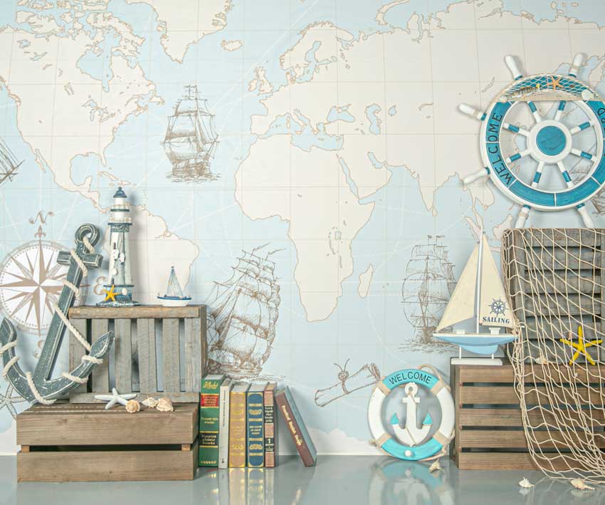 Kate Travel Around the World Summer Children Backdrop Designed by Jia Chan Photography -UK