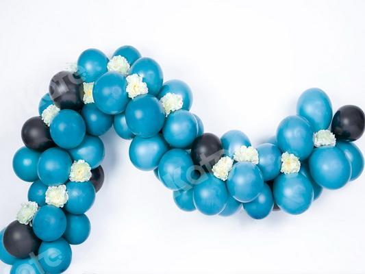 Kate Blue Balloons Garland Party Backdrop Designed by Jia Chan Photography -UK