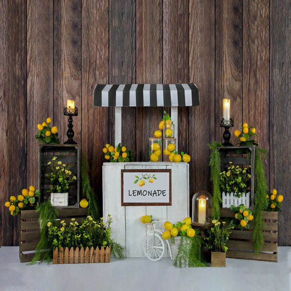Kate Summer Lemon Stand Backdrop Designed by Jia Chan Photography -UK