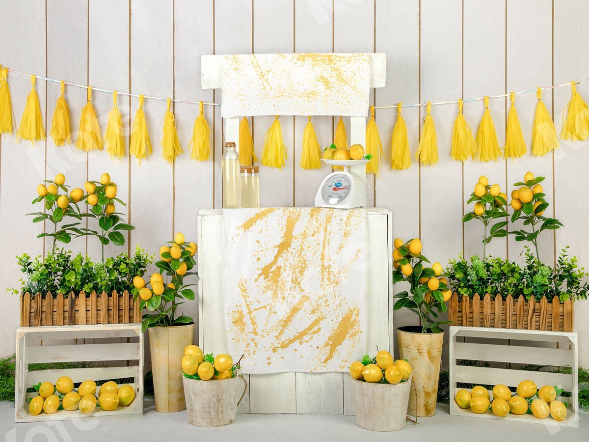 Kate Summer Lemon Store Backdrop Designed by Jia Chan Photography