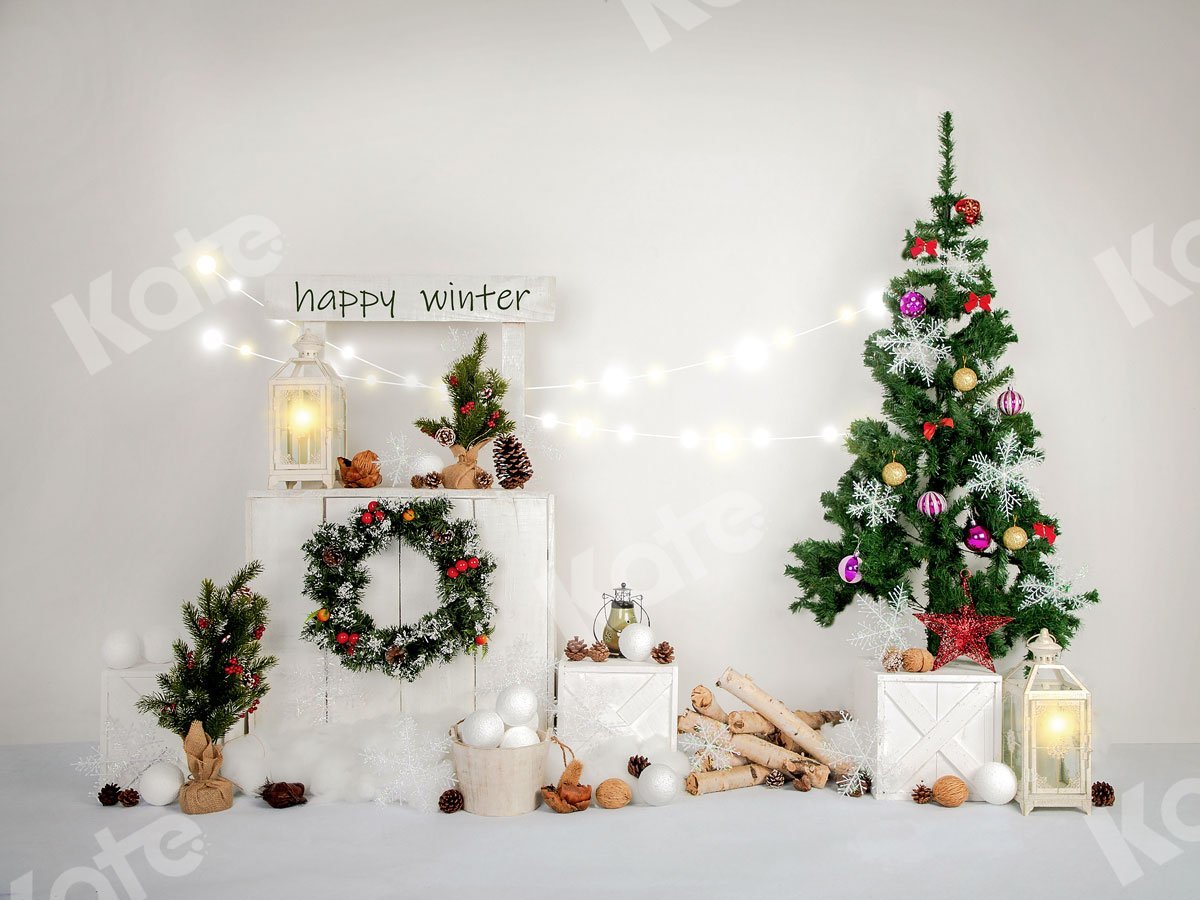 Kate Happy Winter Xmas Backdrop Designed by Jia Chan Photography -UK